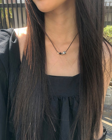 Geurain Gemstone Ball Necklace
